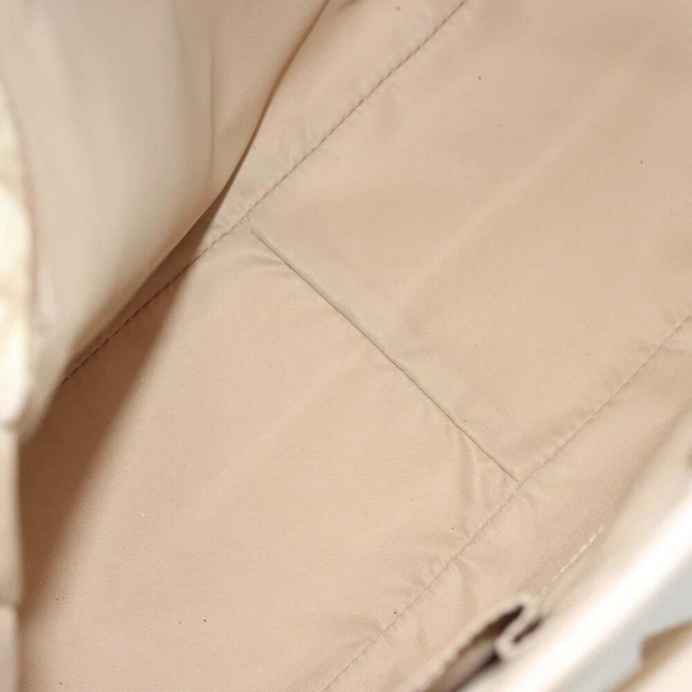 Christian Dior Trotter Canvas Romantic Chain Tote Bag PVC Beige Auth 140098 - Picture 11 of 16